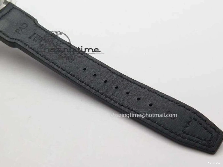 MIROTIME 0429 Compact Big Pilot “Markus Buhler” IW5003 Turbine V6F Best Edition Grey Dial On Leather Strap A 7314